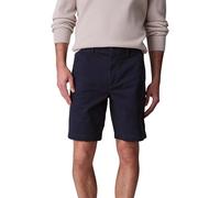 Calvin Klein Uomo Pantaloncini Chino Classic Cotton Lunghezza al Ginocchio, Blu (Dark Sapphire), 32W