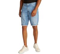 Calvin Klein Uomo Pantaloncini in Jeans Regular Lunghezza al Ginocchio, Blu (Denim Medium), 30W