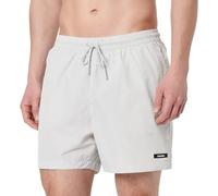 Calvin Klein Uomo Pantaloncino da Bagno Medium Drawstring Asciugatura Rapida, Beige (Light Cast), M
