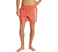 Calvin Klein Uomo Pantaloncino da Bagno Medium Drawstring con Coulisse, Arancione (Dazzling Coral), S