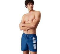 Calvin Klein Uomo Pantaloncino da Bagno Medium Drawstring con Coulisse, Blu (Patch of Blue), L