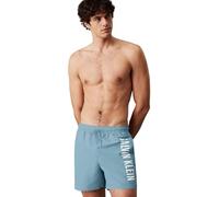 Calvin Klein Uomo Pantaloncino da Bagno Medium Drawstring con Coulisse, Blu (Skim Blue), L