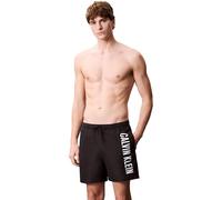Calvin Klein Uomo Pantaloncino da Bagno Medium Drawstring con Coulisse, Nero (Pvh Black), L