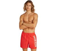 Calvin Klein Uomo Pantaloncino da Bagno Medium Drawstring con Coulisse, Rosso (Flaming Chili), L
