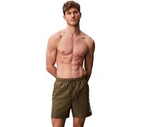 Calvin Klein Uomo Pantaloncino da Bagno Medium Drawstring con Coulisse, Verde (Brush Green), 2XL