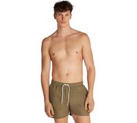 Calvin Klein Uomo Pantaloncino da Bagno Medium Drawstring con Logo, Verde (Dusky Green), M
