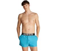 Calvin Klein Uomo Pantaloncino da Bagno Short con Fascia con Logo, Blu (Bash Blue), L