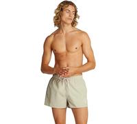 Calvin Klein Uomo Pantaloncino da Bagno Short Drawstring con Coulisse, Beige (Pelican), L