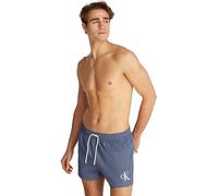 Calvin Klein Uomo Pantaloncino da Bagno Short Drawstring con Coulisse, Blu (Grisaille), S
