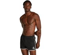 Calvin Klein Uomo Pantaloncino da Bagno Short Runner con Elastico, Nero (Pvh Black), XL