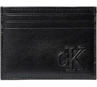 Calvin Klein Porta carte Bold in pelle Uomo Nero Taglia Unica