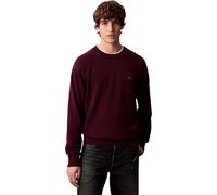 Calvin Klein Uomo Pullover Cotton Relaxed con Scollo Rotondo, Viola (Passion Plum), M