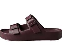 Calvin Klein Uomo Sandali Ergon Eva con Fibbie, Rosso (Bordeaux), 40