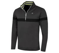 Calvin Klein Uomo Scale Insul-Lite Maglione Golf - Grigio Scuro mélange - L
