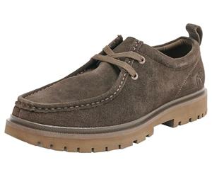 Calvin Klein Uomo Scarpa da Barca Hybrid Apron Laceup Shoe Scarpe, Marrone (Triple Slate Black), 44