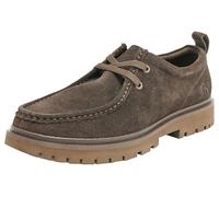 Calvin Klein Uomo Scarpa da Barca Hybrid Apron Laceup Shoe Scarpe, Marrone (Triple Slate Black), 46