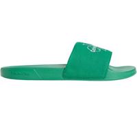 Calvin Klein Uomo Scarpe da Mare Slide con Tela, Verde (Enchanted Forest), 43