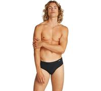 Calvin Klein Uomo Slip da Bagno Brief con Etichetta con Logo, Nero (Pvh Black), S