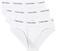 Calvin Klein Uomo Slip Hipster Confezione da 3 Intimo, Bianco (White), S