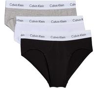 Calvin Klein Uomo Slip Hipster Confezione da 3 Intimo, Multicolore (Black/White/Grey Heather), S