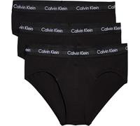 Calvin Klein Uomo Slip Hipster Confezione da 3 Intimo, Nero (Black W Black WB), L