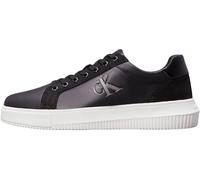 Calvin Klein Uomo Sneakers con Suola Preformata Chunky Authentic Scarpe, Nero (Black/Bright White), 40