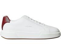 Calvin Klein Uomo Sneakers con Suola Preformata Chunky Laceup in Pelle, Multicolore (Bright White/New Maroon/Khaki), 43