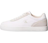 Calvin Klein Uomo Sneakers con Suola Preformata Classic Low Canvas Profilo Basso, Bianco (Bright White/Eggshell), 45
