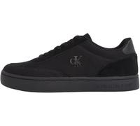 Calvin Klein Uomo Sneakers con Suola Preformata Classic Low Canvas Profilo Basso, Nero (Triple Black), 44