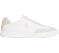 Calvin Klein Uomo Sneakers con Suola Preformata Low Prof Cupsole CV Profilo Basso, Multicolore (Bright White/Oatmeal), 42