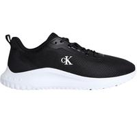 Calvin Klein Uomo Sneakers Running Eva Mix Mesh con Logo, Nero (Black/Bright White), 44
