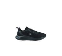 Calvin Klein Uomo Sneakers Running Eva Mix Mesh con Logo, Nero (Triple Black), 41