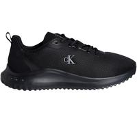 Calvin Klein Uomo Sneakers Running Eva Mix Mesh con Logo, Nero (Triple Black), 43