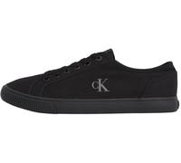 Calvin Klein Uomo Sneakers Vulcanizzate Canvas Profilo Basso, Nero (Triple Black), 44