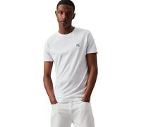 Calvin Klein Uomo T-Shirt Maniche Corte CK Essential Slim Fit, Bianco (Bright White), M