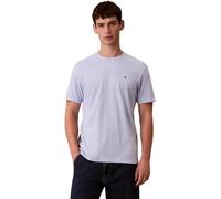 Calvin Klein Uomo T-Shirt Maniche Corte Classic Monogram Tee con Scollo Rotondo, Blu (Casual Blue), M