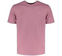 Calvin Klein Uomo T-Shirt Maniche Corte Classic Monogram Tee con Scollo Rotondo, Nero (Orchid Haze), S