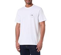 Calvin Klein Jeans - T-shirt bianca con stampa-Bianco 46