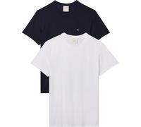 Calvin Klein T-Shirt da Uomo in Cotone Elasticizzato Slim 2Pk LV04LD245G, Multicolore, S