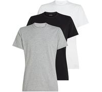 Calvin Klein Uomo T-Shirt Maniche Corte Confezione da 3 Crew Neck Basic, Multicolore (Black, White, Grey Heather), L