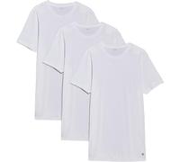 Calvin Klein Uomo T-Shirt Maniche Corte Confezione da 3 in Cotone, Bianco (White, White, White), M