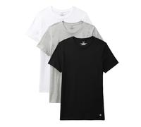 Calvin Klein Uomo T-Shirt Maniche Corte Confezione da 3 in Cotone, Multicolore (Black, White, Grey Heather), L