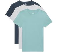 Calvin Klein Uomo T-Shirt Maniche Corte Confezione da 3 in Cotone, Multicolore (Micro Chip/Zoni Beach/Ink), L