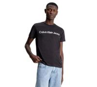 T-shirt Calvin Klein Jeans Logo Color manica corta nero bianco - XL
