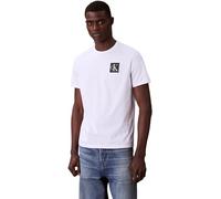 Calvin Klein Uomo T-shirt Maniche Corte Gradient Monogram Logo in Cotone, Bianco (Brilliant White), XXL