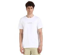 Calvin Klein Uomo T-Shirt Maniche Corte Minimal Logo Tee Scollo Rotondo, Bianco (Bright White), XS