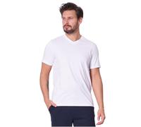 Calvin Klein White Cotton Men T-Shirt - L