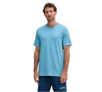 Calvin Klein Uomo T-Shirt Maniche Corte Smooth Solid Tee con Scollo Rotondo, Blu (Blue Steam), S