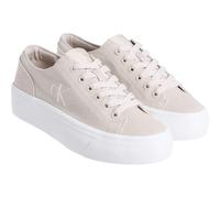 Calvin Klein Vulc Flatform Low CV MG YW0YW01763, Basso Top Donna, Beige (Eggshell/Creamy White), 41 EU