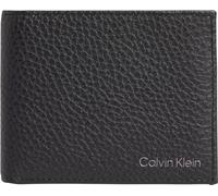 Calvin Klein Warmth Bifold 6CC W/Bill Portafogli Uomo Ck Nero, Taglia unica